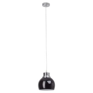 Brilliant Pendelleuchte Ina Chrom/Schwarz Ø20cm max. 60W E27 ohne Leuchtmittel kürzbar