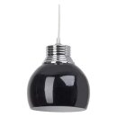 Brilliant Pendelleuchte Ina Chrom/Schwarz Ø20cm max. 60W E27 ohne Leuchtmittel kürzbar