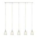 Brilliant Pendelleuchte Malt Chrom 5-flammig max. 5 x 33W...