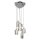 Brilliant Pendelleuchte Emotion Chrom max. 6 x 60W E27 ohne Leuchtmittel mit Sterne-Effekt