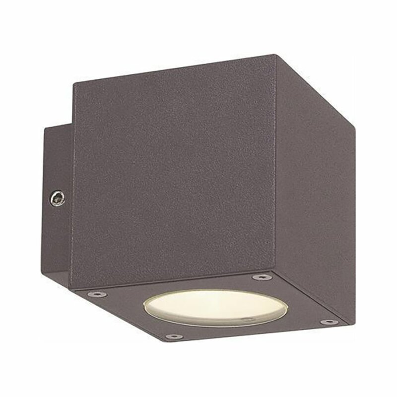 Malmbergs LED Außenleuchte Wandlampe Cube Anthrazit IP54 Up&Down 2 x