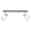 Brilliant Wand- & Deckenleuchte Leeds Chrom IP44 max....