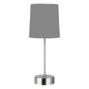 Brilliant Tischleuchte Janina Chrom/Grau Ø 15cm...