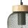 Brilliant Pendelleuchte Giada Holz Grün Ø 6cm max. 40W E27 ohne Leuchtmittel kürzbar