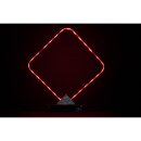 Brilliant LED Tischleuchte Naime Chrom 8W 240lm RGB Dimmbar mit Fernbedienung