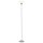 Brilliant LED Deckenfluter Stehleuchte Spari Silber/Weiß 1,8m 9,5W E27 806lm warmweiß 2700K mit Schalter