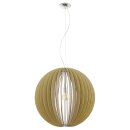 Eglo Pendelleuchte Cossando Holz Ø70cm max. 60W E27 ohne Leuchtmittel kürzbar