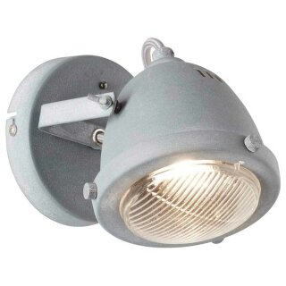 Brilliant LED Wand- & Deckenleuchte Spot Carmen Beton Grau 5W GU10 380lm warmweiß 3000K schwenkbar