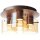 Brilliant LED Deckenleuchte Beth Kupfer Ø37cm 3 x 8W 1800lm warmweiß 3000K 3-Stufen-Dimmbar