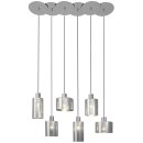 Brilliant Pendelleuchte Emotion Chrom/Silber max. 6 x 60W E27 ohne Leuchtmittel kürzbar