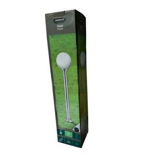Inventiv Außenstehleuchte Owel Edelstahl IP44 100cm max. 60W E27 ohne Leuchtmittel