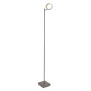Näve LED Stehleuchte Triberg Silber/Braun 129cm 8,5W...