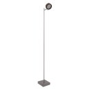 Näve LED Stehleuchte Triberg Silber/Braun 129cm 8,5W...