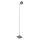 Näve LED Stehleuchte Triberg Silber/Braun 129cm 8,5W 520lm warmweiß 3000K Schwenkbar & Dimmbar