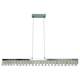 Näve LED Pendelleuchte Chrom 30W 2400lm warmweiß 3000K kürzbar