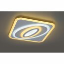 Trio LED Wand- und Deckenleuchte Suzuka Weiß 70x70cm 60W 5300lm 3000K-5500K Dimmbar mit Fernbedienung
