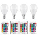 4 x Osram LED Leuchtmittel Tropfen Classic Star 5,5W =...
