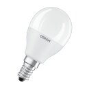 4 x Osram LED Leuchtmittel Tropfen Classic Star 5,5W = 40W E14 matt 470lm RGBW warmweiß 2700K Dimmbar mit Fernbedienung
