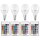 4 x Osram LED Leuchtmittel Tropfen Classic Star 5,5W = 40W E14 matt 470lm RGBW warmweiß 2700K Dimmbar mit Fernbedienung