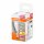 4 x Osram LED Leuchtmittel Tropfen Classic Star 5,5W = 40W E14 matt 470lm RGBW warmweiß 2700K Dimmbar mit Fernbedienung