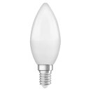 10 x Osram LED Leuchtmittel Kerze 4,9W = 40W E14 matt 470lm Tageslicht 6500K kaltweiß