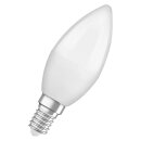 10 x Osram LED Leuchtmittel Kerze 4,9W = 40W E14 matt 470lm Tageslicht 6500K kaltweiß