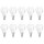 10 x Bellalux LED Leuchtmittel Tropfen P40 5,7W = 40W E14 matt 470lm neutralweiß 4000K
