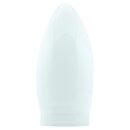 Paulmann Deco Glas Kerze opal weiß für Energiespar Leuchtmittel bis 10W