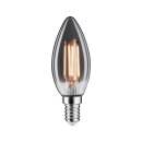 Paulmann LED Filament Vintage Kerze 4W E14 Rauchglas...