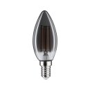 Paulmann LED Filament Vintage Kerze 4W E14 Rauchglas 145lm extra warmweiß 2200K DIMMBAR