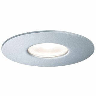 Paulmann LED Einbauleuchte Silber rund Ø9,5cm IP44 5,3W 600lm warmweiß 3000K 55° Dimmbar