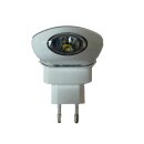StarQ LED Steckdosen Nachtlicht 2in1 Taschenlampe 1,2W 70lm 2700K & 6500K Sensor inkl. Ladestation