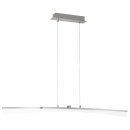 Wofi LED Pendelleuchte Consell Nickel matt 2 x 12,5W 1800lm warmweiß 3000K schwenkbar