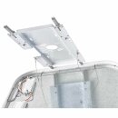 Wofi LED Deckenleuchte Aufbaupanel Gala Weiß 62x62cm 43W 4100lm CCT 2700K-5500K Dimmbar mit Fernbedienung
