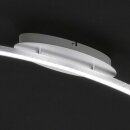 Wofi LED Deckenleuchte Mons Silber 3-flammig 3 x 11W 2700lm warmweiß 3000K schwenkbar