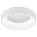 Wofi LED Deckenleuchte Cameron rund Ø45cm Weiß 27W 2300lm CCT 2800K-5500K dimmbar mit Fernbedienung
