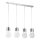Action Pendelleuchte Futura Chrom 4 x Glühlampe mit Drahtgeflecht max. 40W E14 ohne Leuchtmittel kürzbar