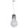 Action Pendelleuchte Futura Glühlampe Drahtgeflecht Ø29cm Chrom max. 60W E27 ohne Leuchtmittel kürzbar