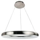 Wofi LED Smart WiZ Pendelleuchte Clint Ø60cm Nickel matt 33W 2300lm RGBW CCT 2800K-6500K dimmbar Fernbedienung App