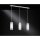 Wofi Pendelleuchte Max 70cm Nickel matt Glas satiniert max. 3 x 40W E14 ohne Leuchtmittel kürzbar