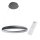 Wofi LED Smart WiZ Pendelleuchte Clint Ø60cm Schwarz 33W 2300lm RGBW CCT 2800K-6500K dimmbar Fernbedienung App