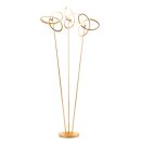 Wofi LED Stehleuchte Eliot 140cm Gold 3 x 13W 3300lm warmweiß 3000K mit Fußschalter