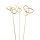 Wofi LED Stehleuchte Eliot 140cm Gold 3 x 13W 3300lm warmweiß 3000K mit Fußschalter