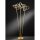 Wofi LED Stehleuchte Eliot 140cm Gold 3 x 13W 3300lm warmweiß 3000K mit Fußschalter