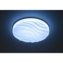 Wofi LED Deckenleuchte Giant rund Ø70cm 40W 3180lm CCT 3000K-6700K dimmbar mit Fernbedienung