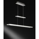 Wofi LED Pendelleuchte Mission Nickel Chrom 2-flammig 33W 2100lm warmweiß 3000K höhenverstellbar