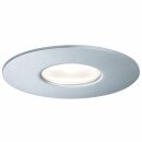 Paulmann LED Einbauleuchte Silber rund Ø9,5cm IP44 5,3W 660lm Neutralweiß 4000K 55° Dimmbar