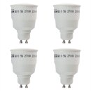 4 x Edi Light Energiesparlampe Leuchtmittel Reflektorform...