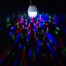 Action LED Leuchtmittel Discokugel Motor 3W E27 70lm RGB Multicolor Farbwechsel