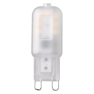 Wofi LED Leuchtmittel SMD Stiftsockellampe Pin 2W = 20W G9 matt 190lm warmweiß 3000K